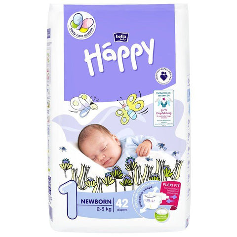 Bella Baby Happy Windeln Gr. 1, Newborn 2-5kg