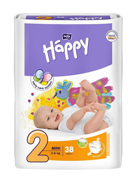 Bella Baby Happy Windeln Gr. 2, Mini 3-6kg