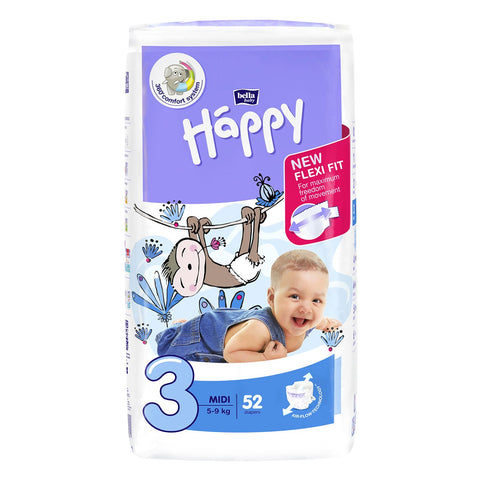 Bella Baby Happy Windeln Gr. 3, Midi 5-9kg